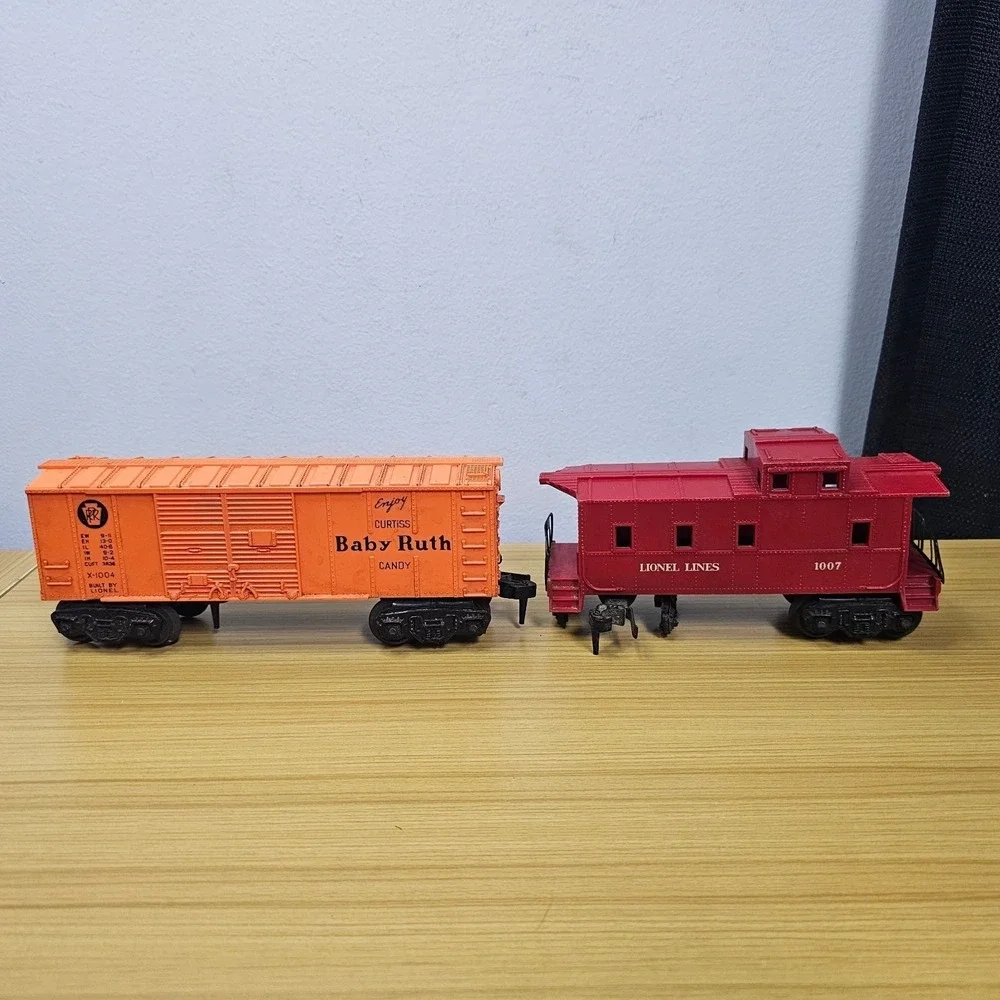 Lionel 6047 Lionel Lines Red Caboose O Gauge Train X-1004 Orange Curtiss Baby